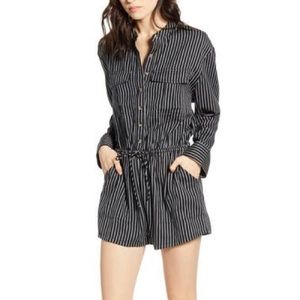 NWT Billabong Wake the Night Stripe Romper size L